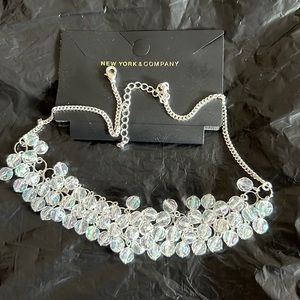 NWT New York and Company choker and necklace crystal beads
